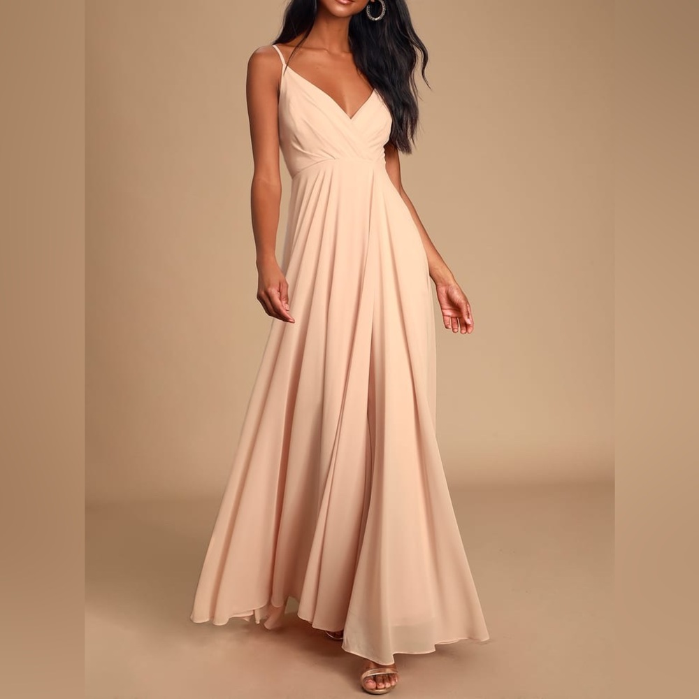Blush Pink Maxi Dress